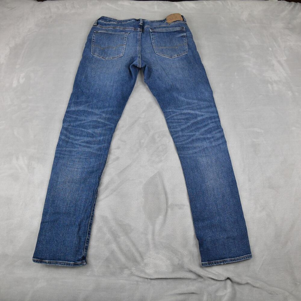 American Eagle Jeans Mens 34X34 (32x32 Actual) Slim Blue Denim - Picture 5 of 10